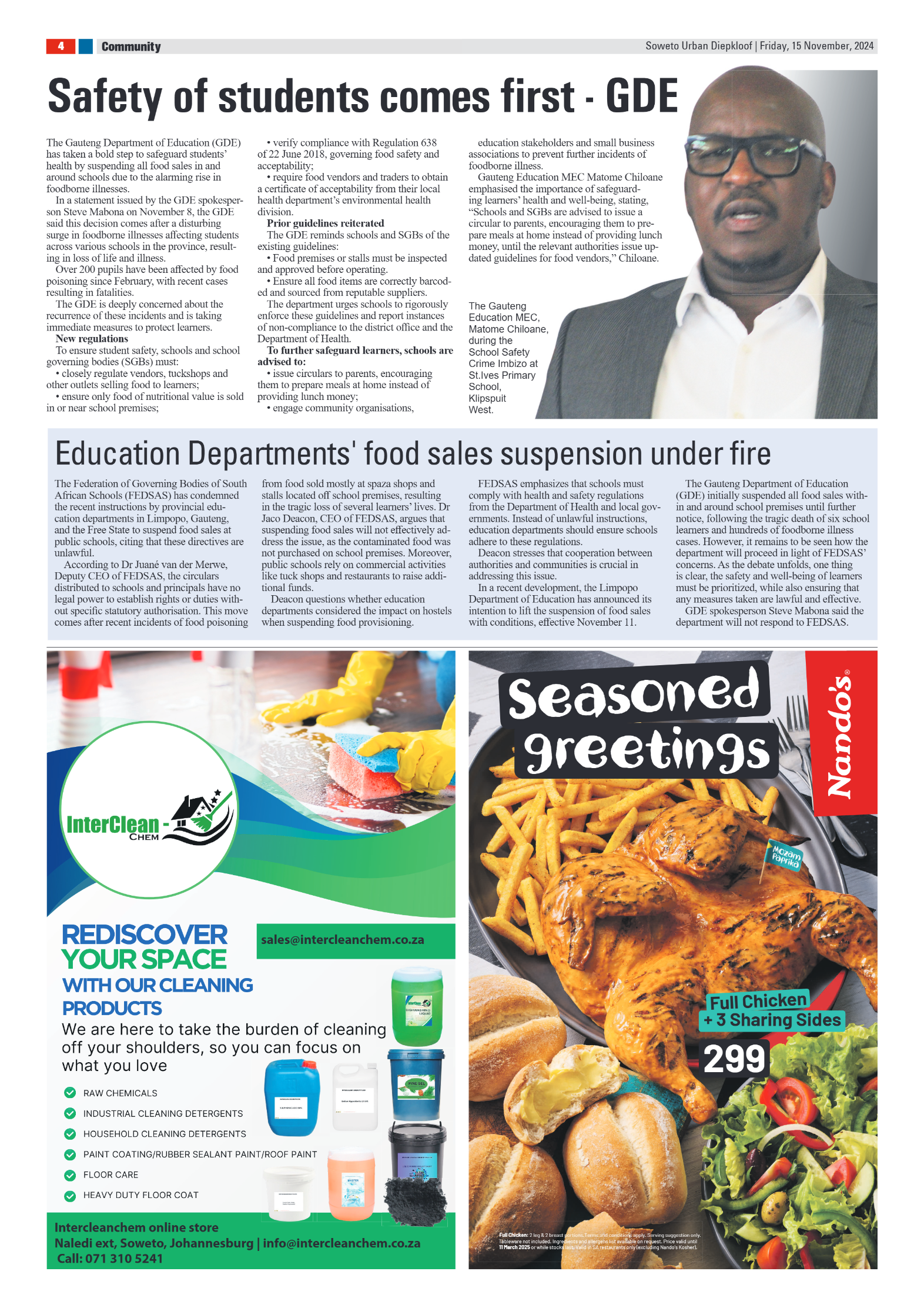 Diepkloof: 15 November 2024 page 4