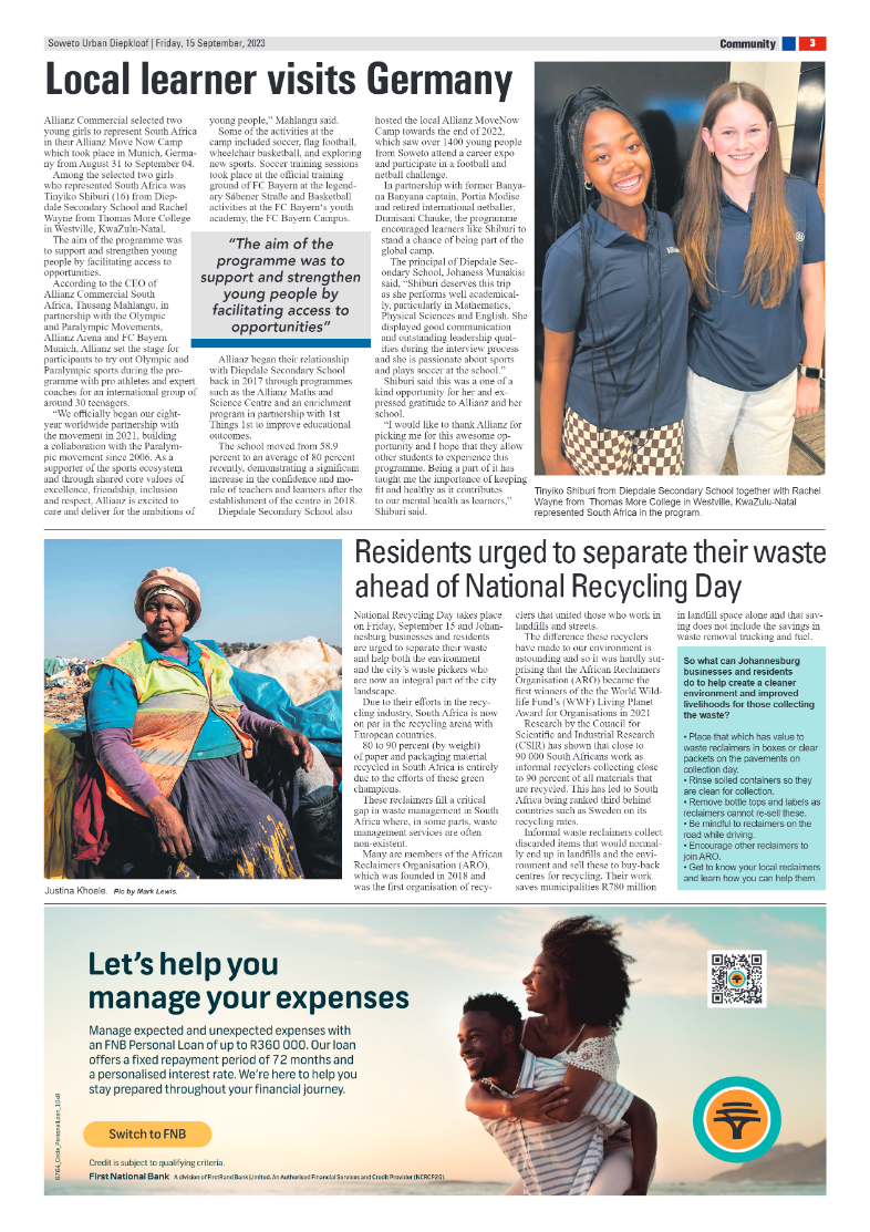 Diepkloof: 15 September 2023 page 3