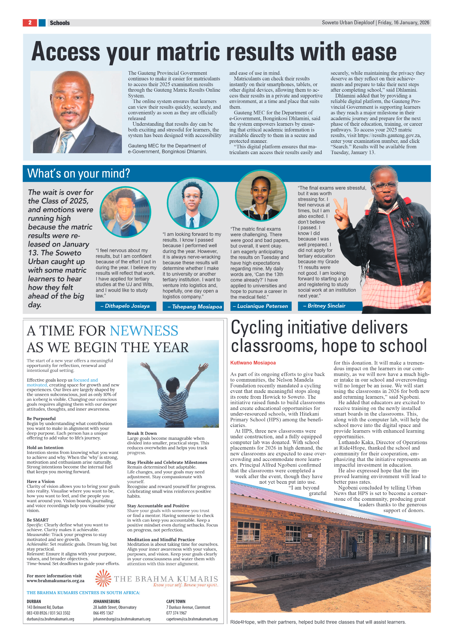 Diepkloof: 16 January 2026 page 2