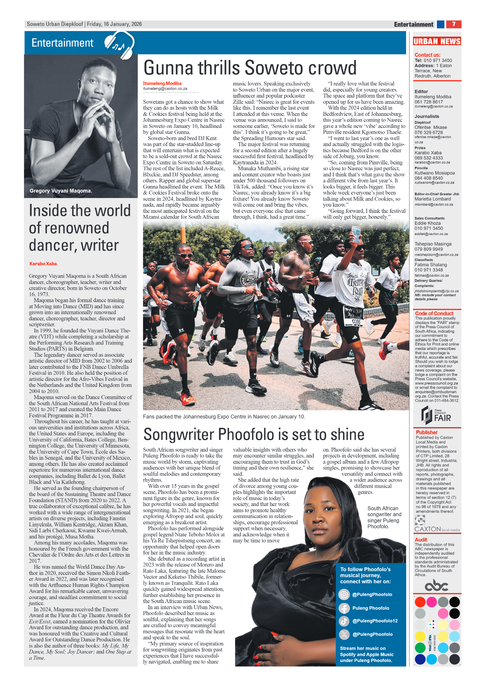 Diepkloof: 16 January 2026 page 7