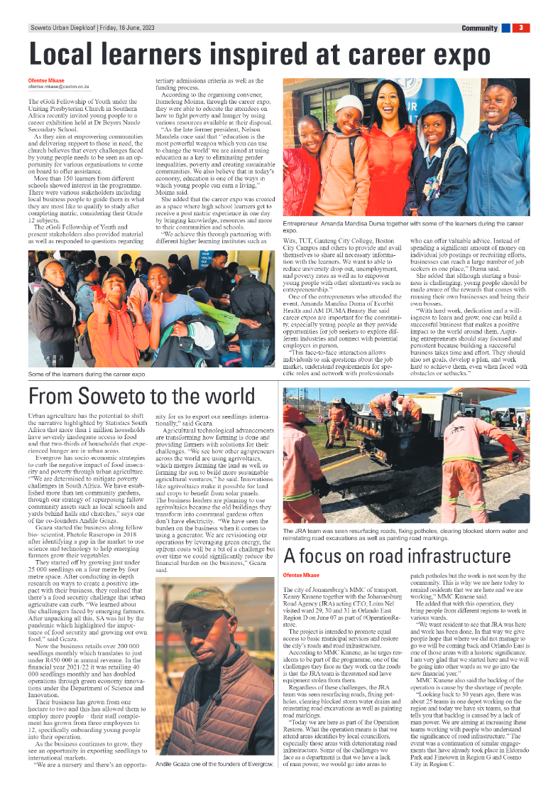 Diepkloof: 16 June 2023 page 3