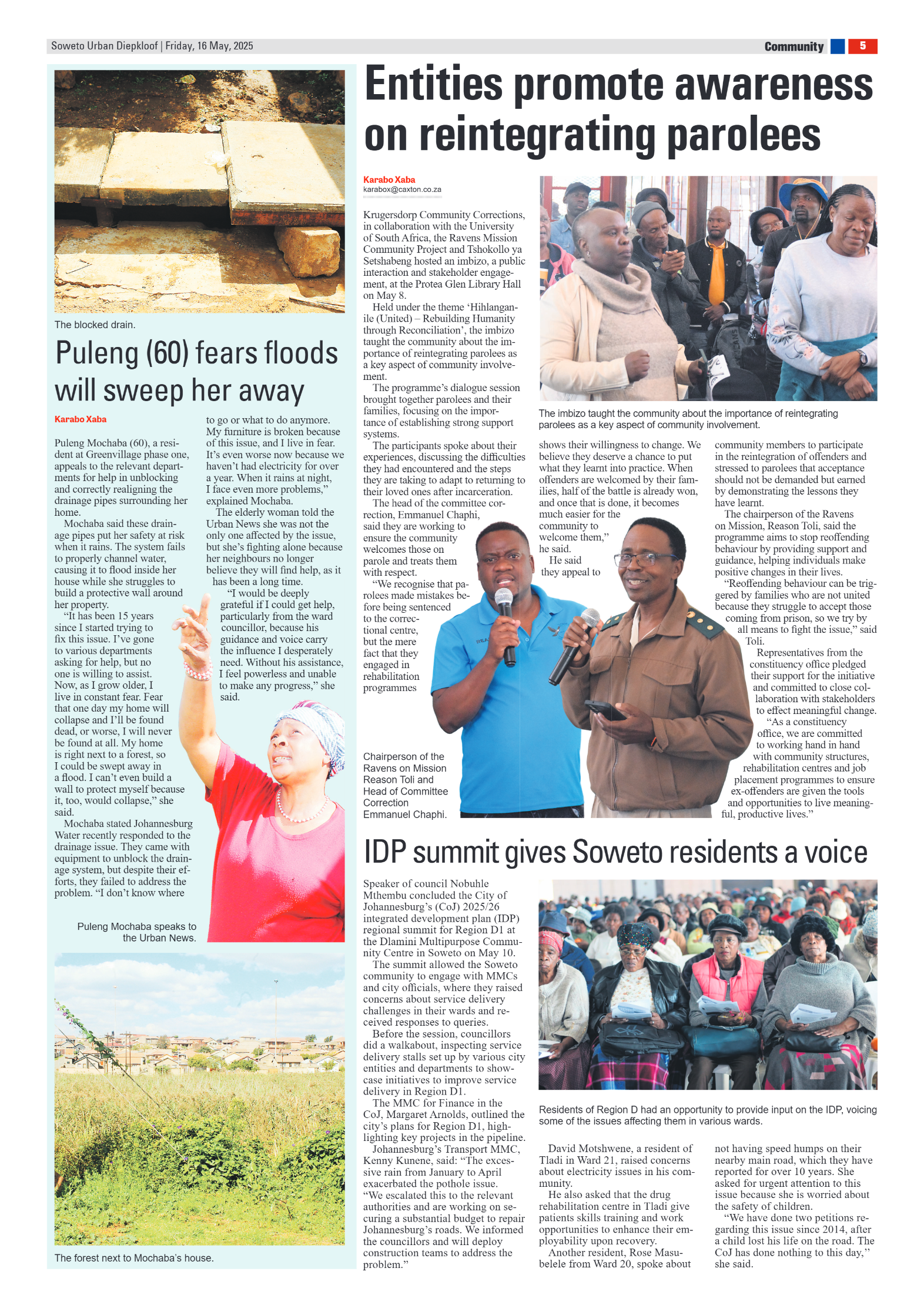 Diepkloof: 16 May 2025 page 5