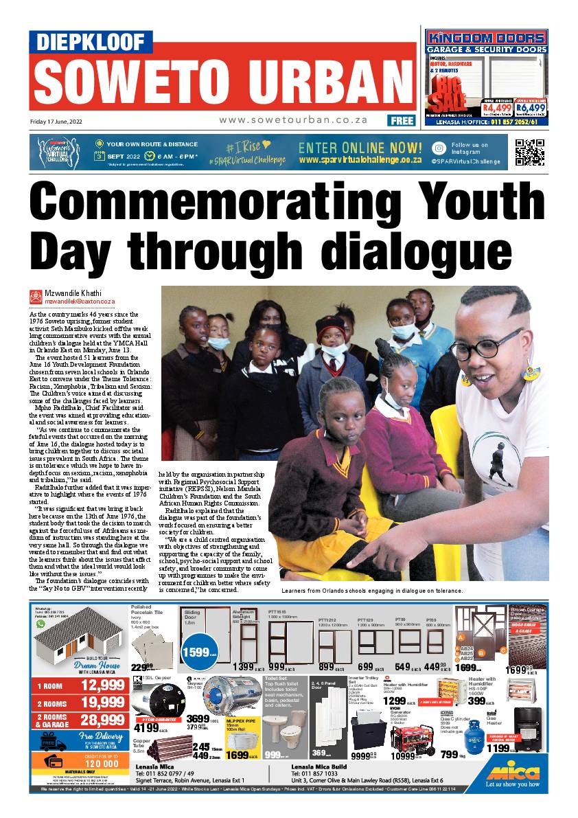 Diepkloof 17 June 2022 page 1