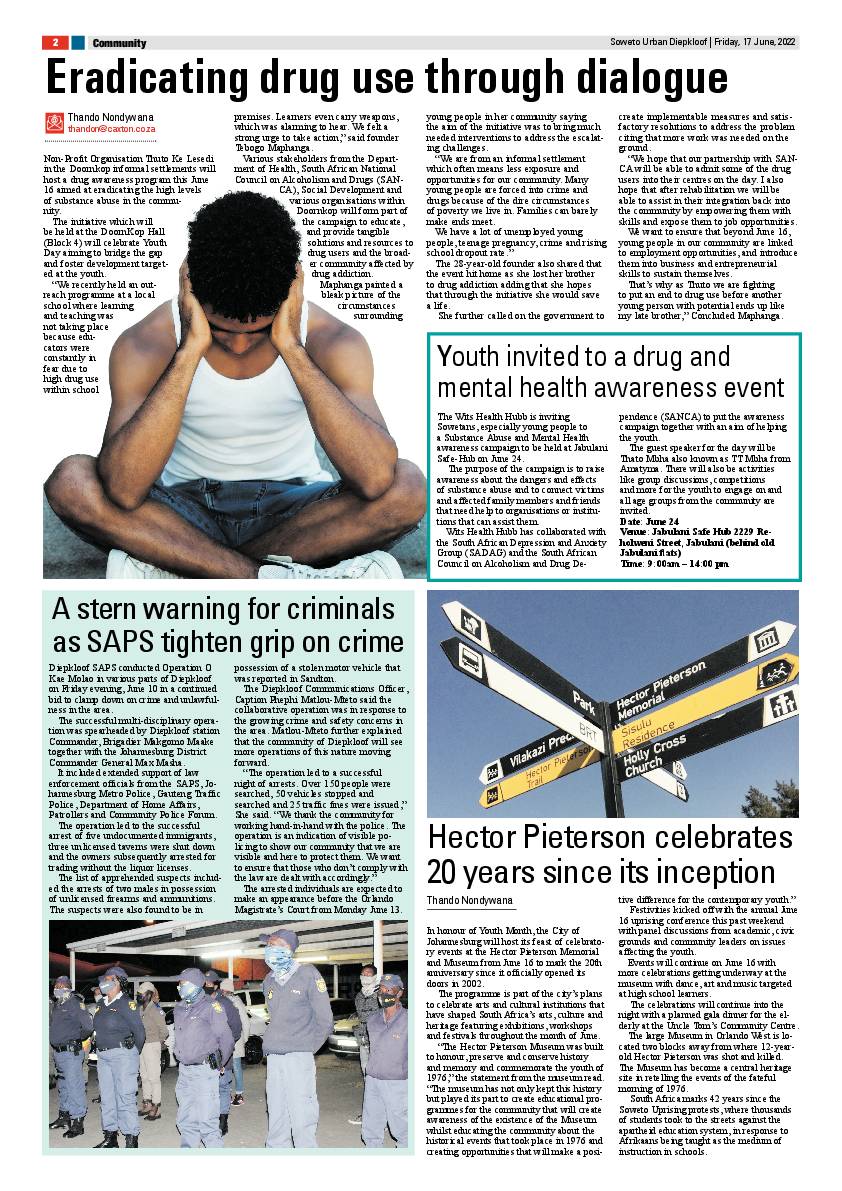 Diepkloof 17 June 2022 page 2
