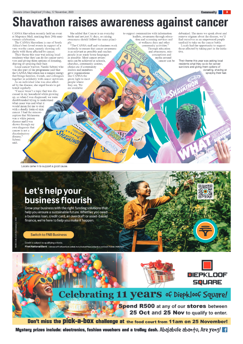 Diepkloof: 17 November 2023 page 3