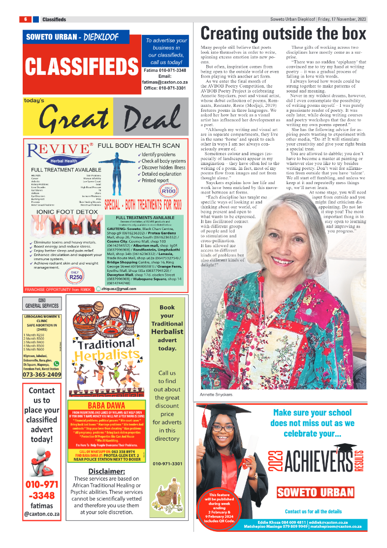 Diepkloof: 17 November 2023 page 6