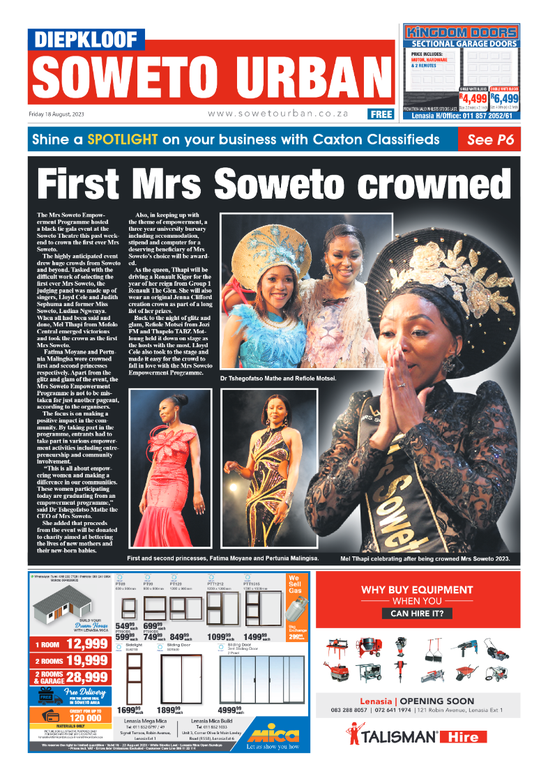Diepkloof: 18 August 2023 page 1