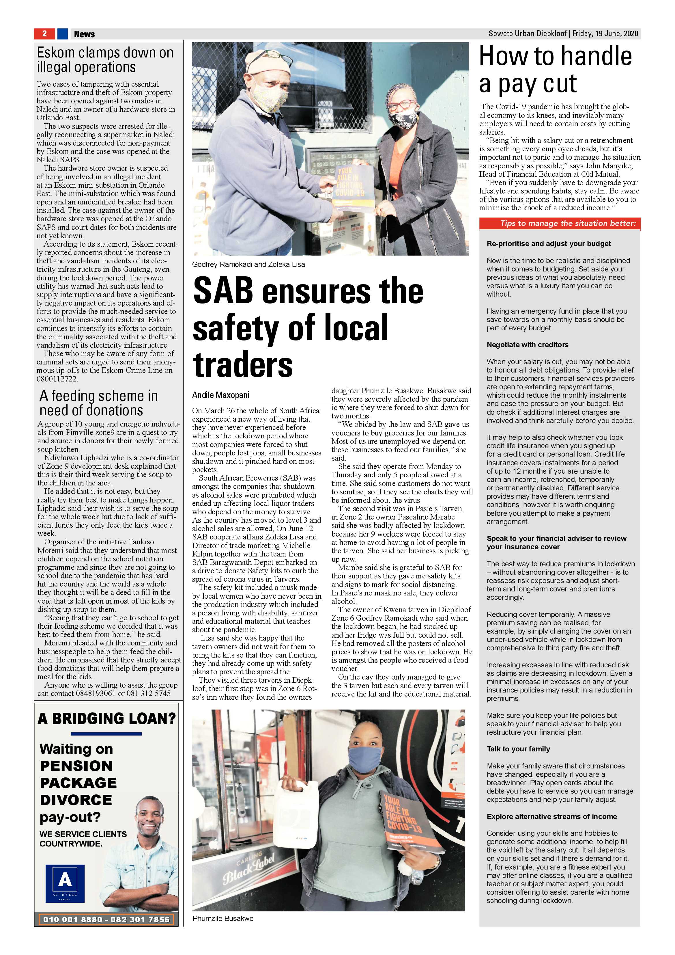 Diepkloof June 19, 2020 page 2