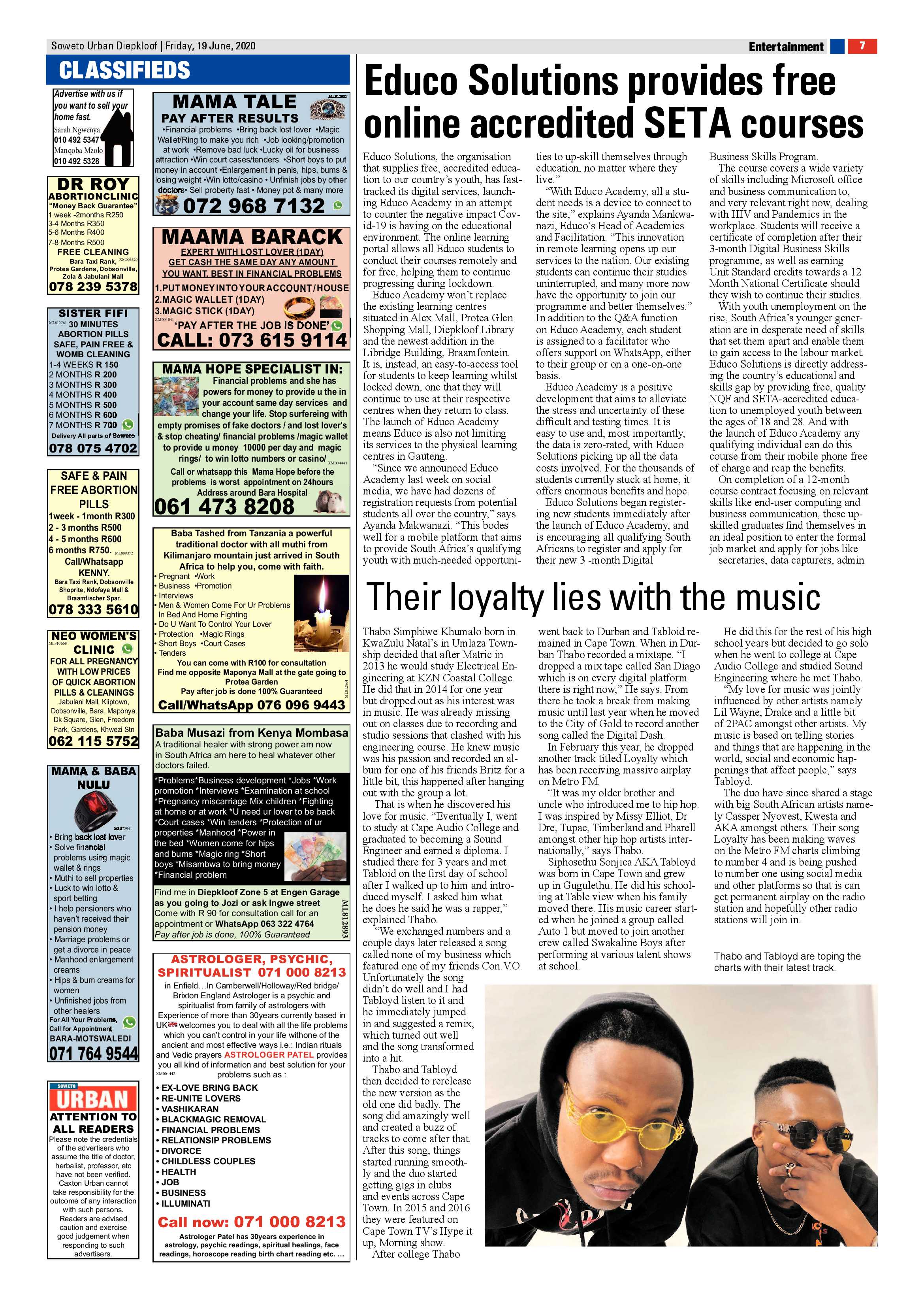Diepkloof June 19, 2020 page 7