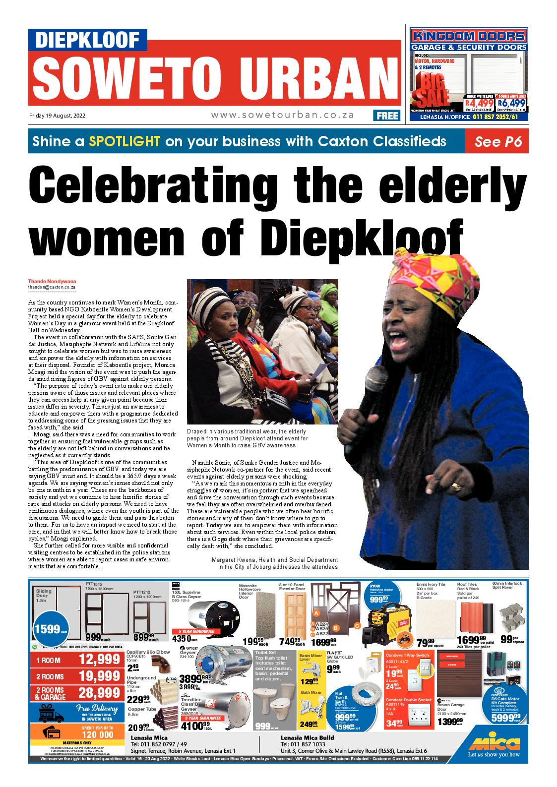 Diepkloof 19 August 2022 page 1