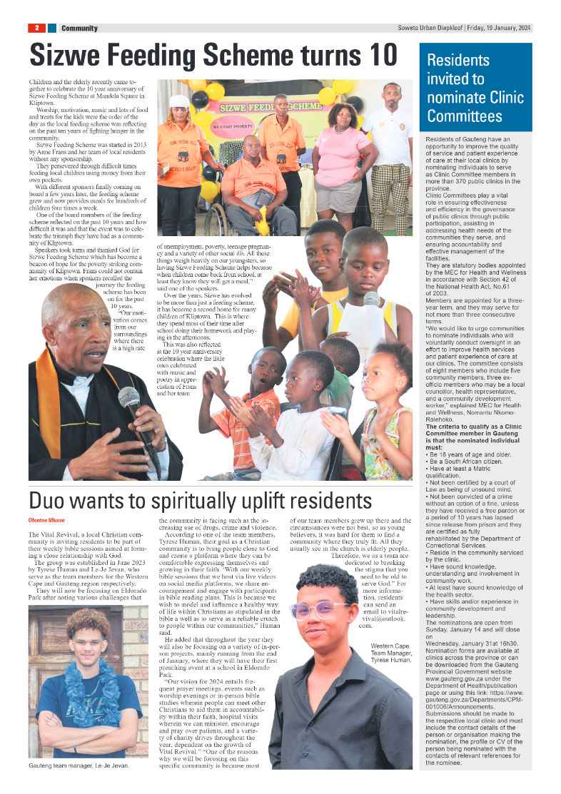 Diepkloof: 19 January 2024 page 2
