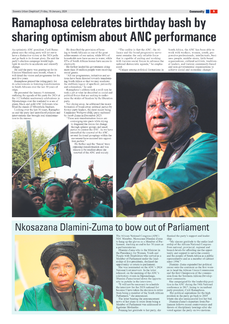 Diepkloof: 19 January 2024 page 5