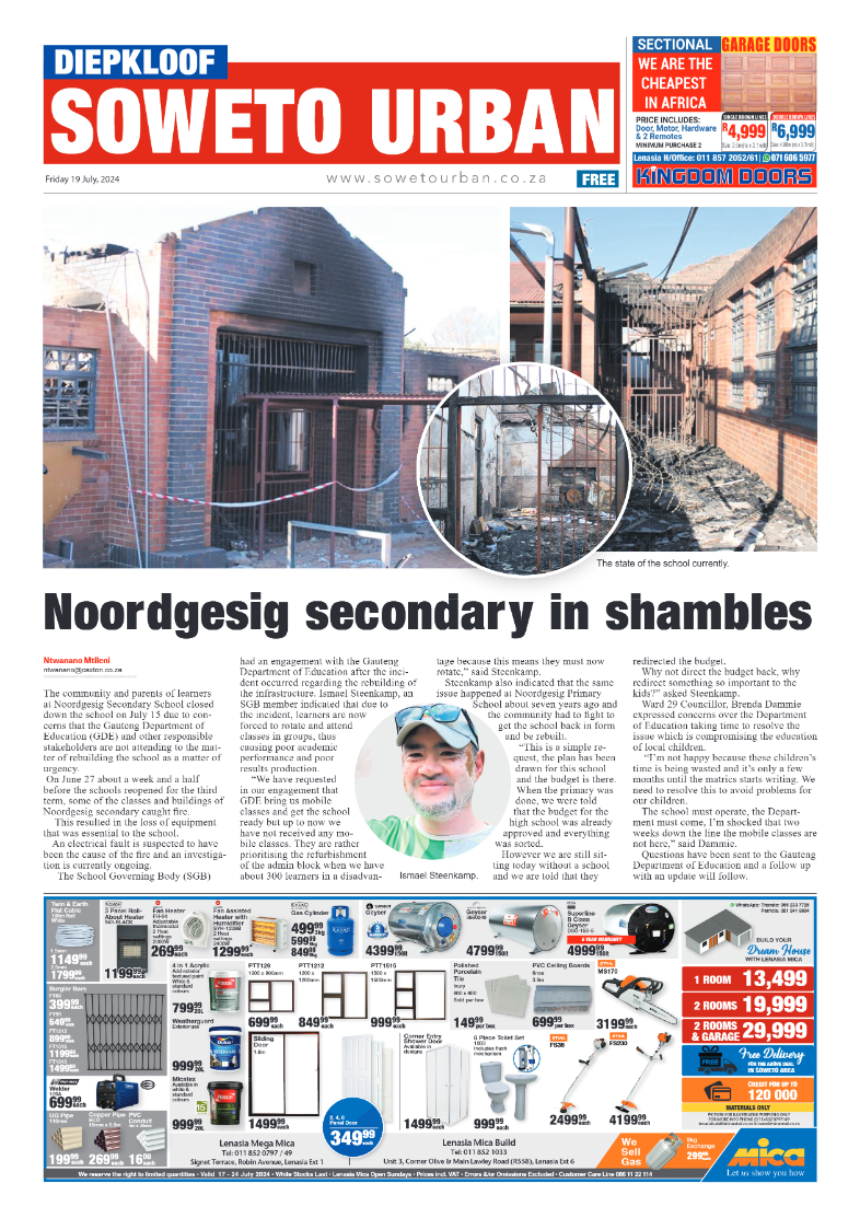 Diepkloof: 19 July 2024 page 1