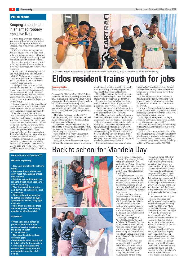 Diepkloof: 19 July 2024 page 4