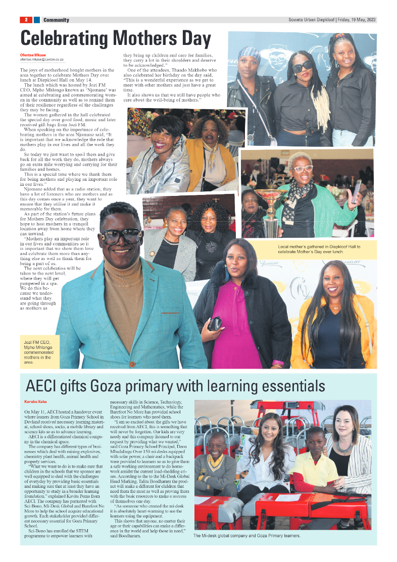 Diepkloof: 19 May 2023 page 2