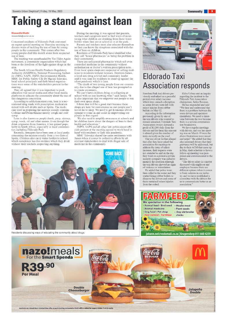 Diepkloof: 19 May 2023 page 3