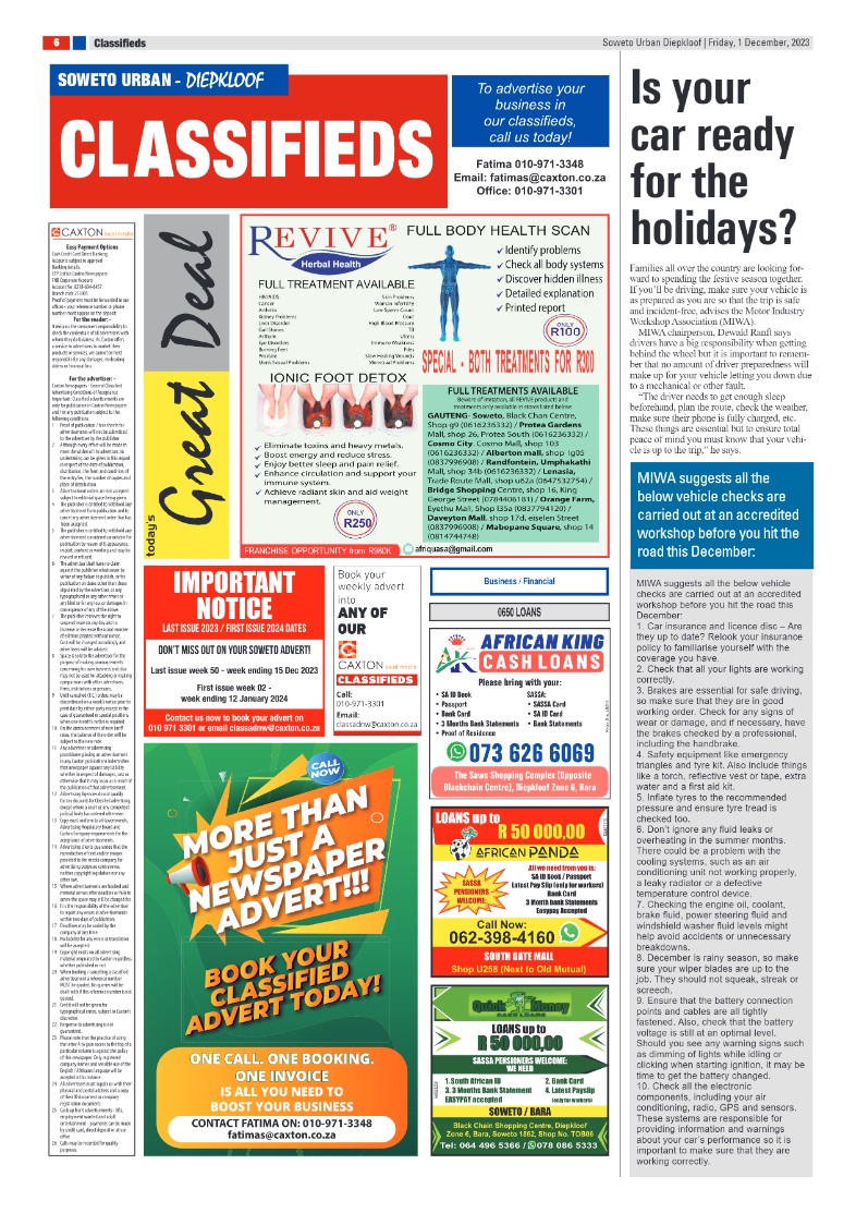 Diepkloof: 1 December 2023 page 6