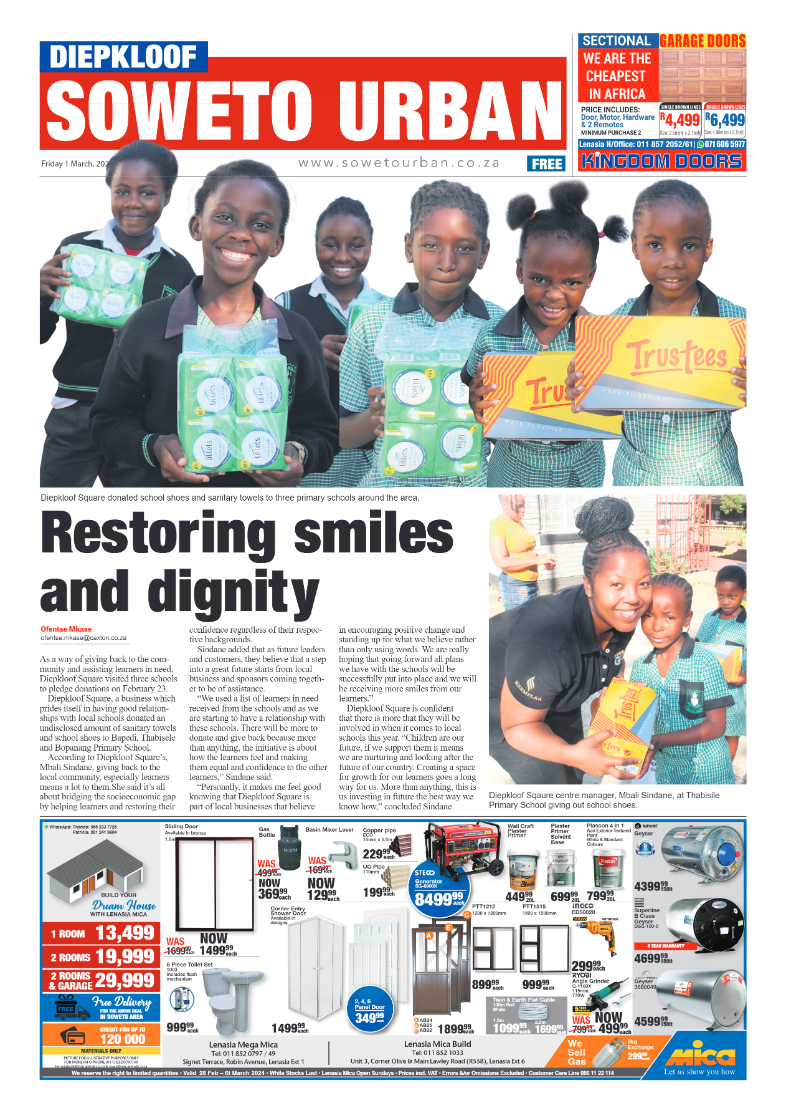 Diepkloof: 01 March 2024 page 1