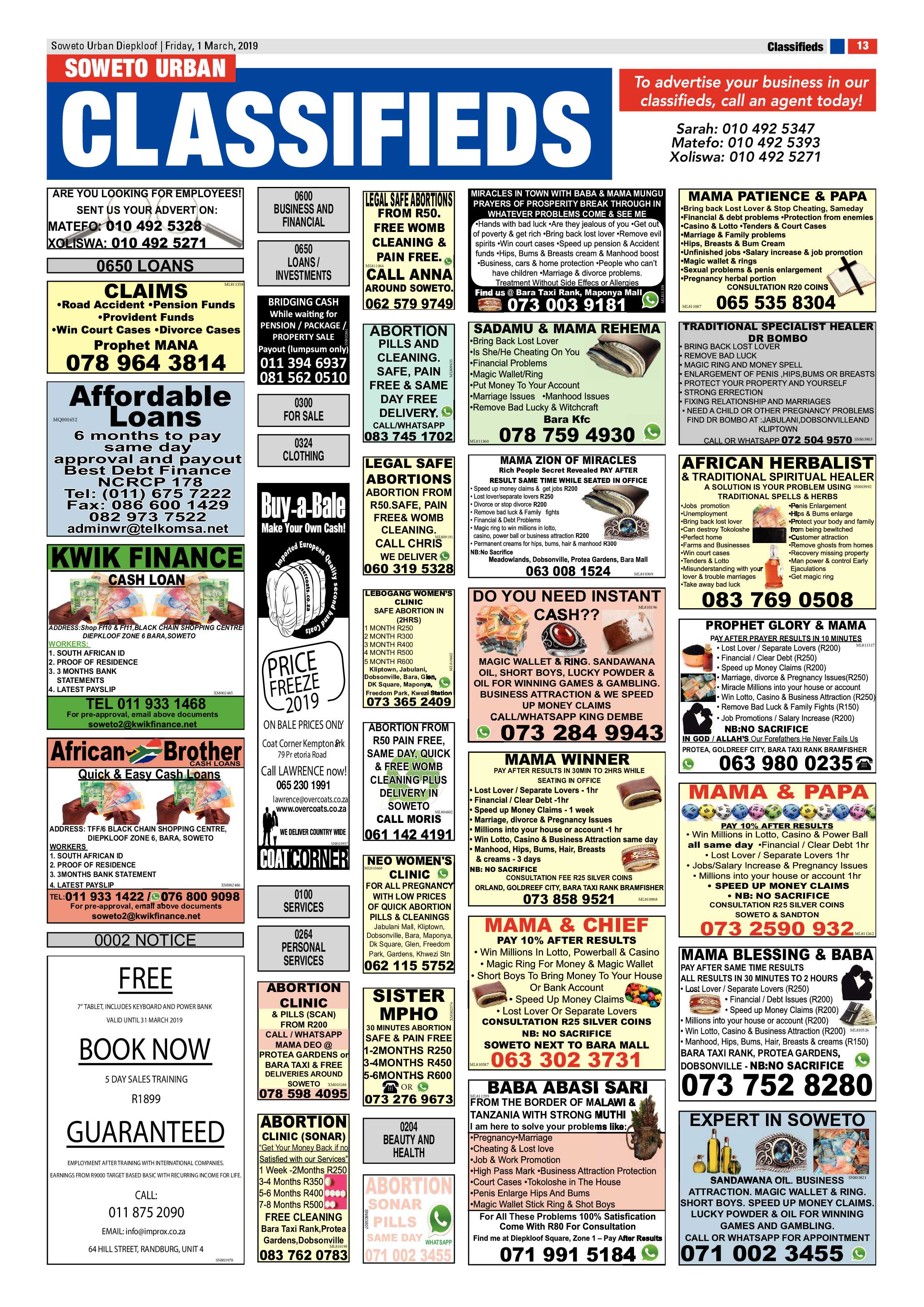 Diepkloof News – March 1, 2019 page 13