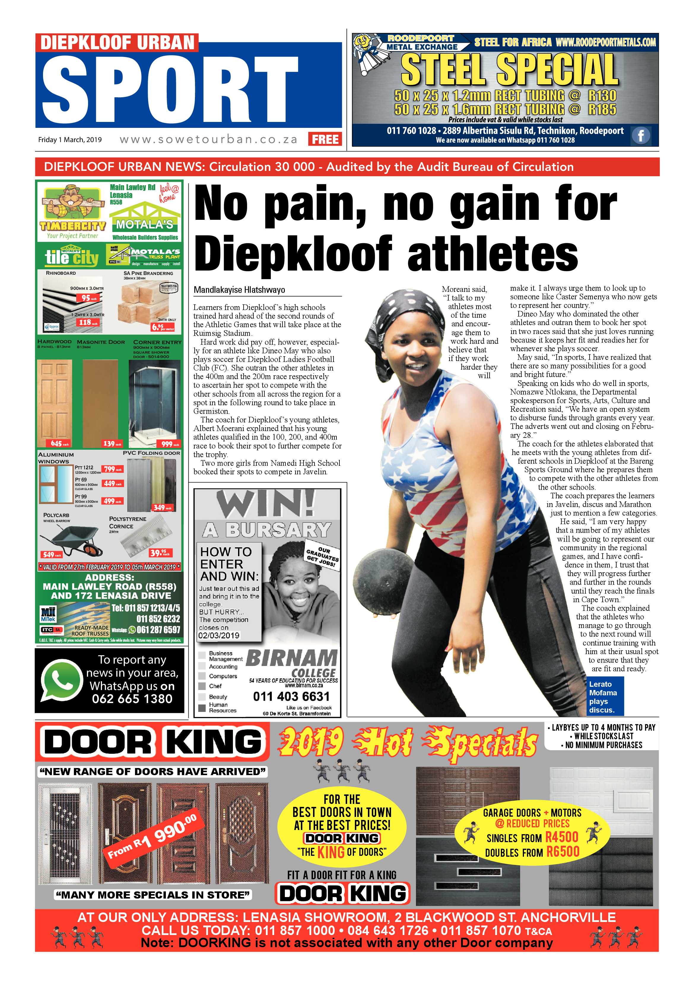 Diepkloof News – March 1, 2019 page 20