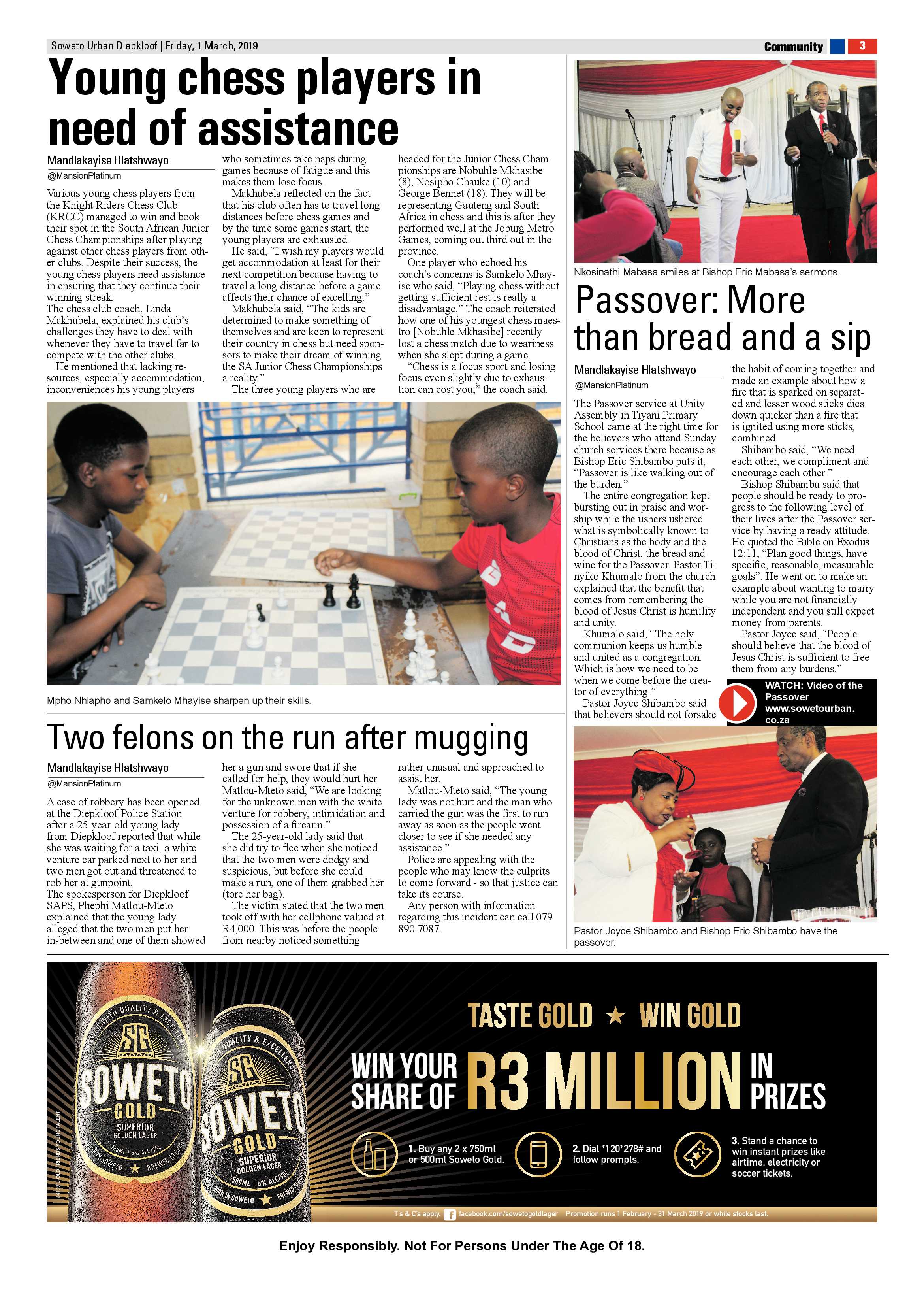 Diepkloof News – March 1, 2019 page 3
