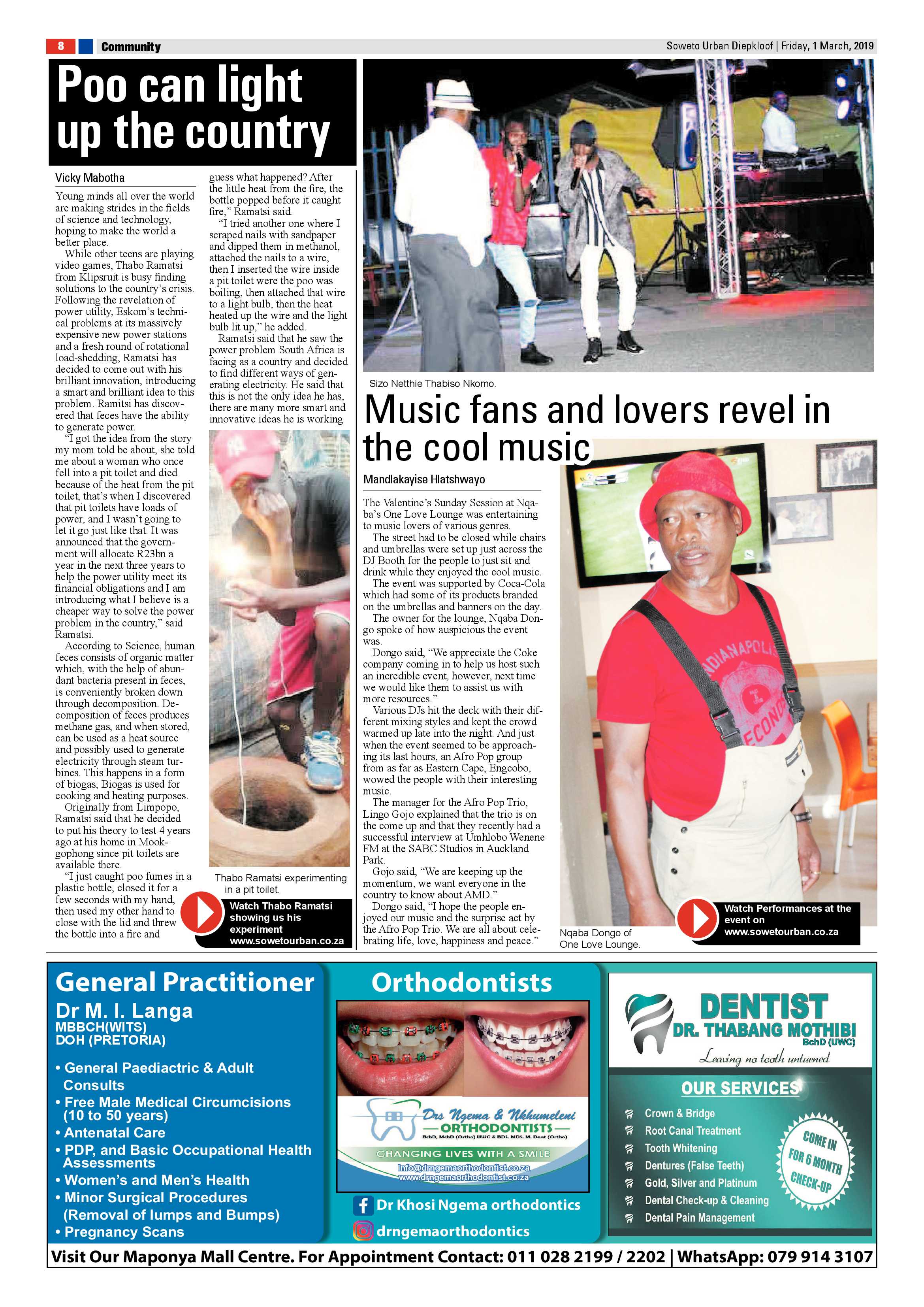 Diepkloof News – March 1, 2019 page 8