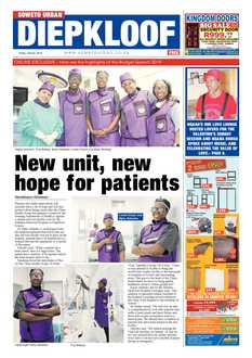 Diepkloof News – March 1, 2019