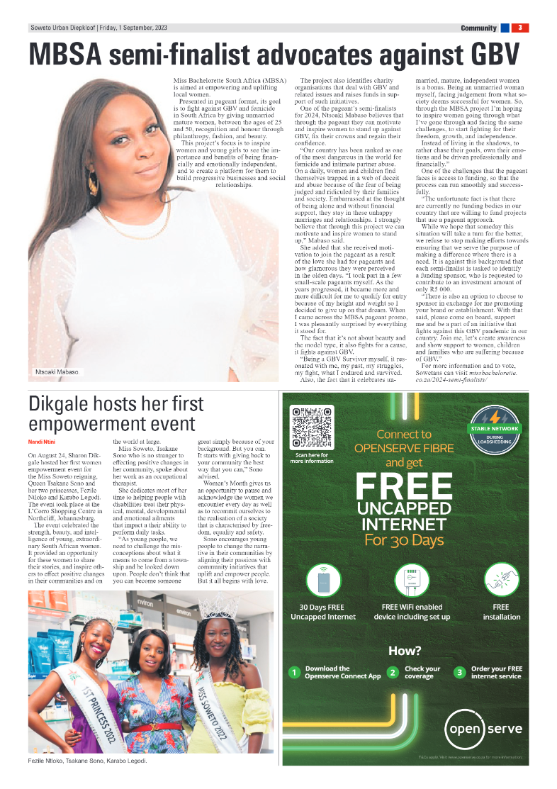 Diepkloof: 01 September 2023 page 3
