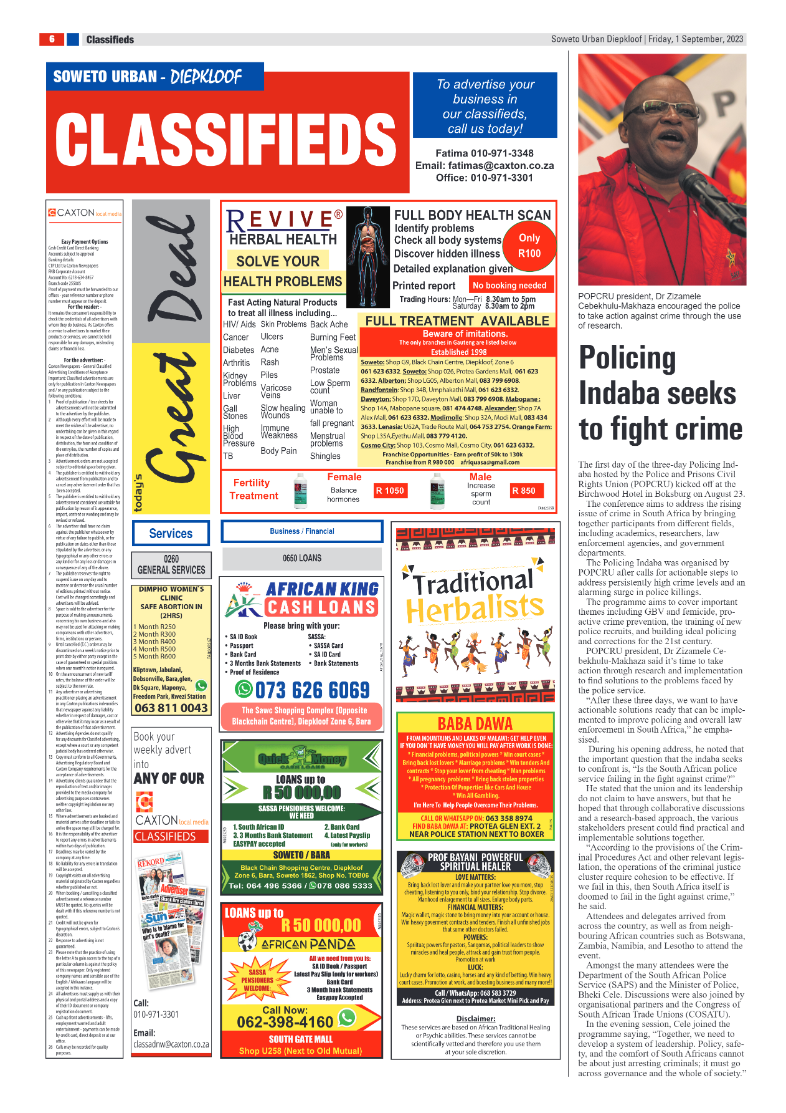 Diepkloof: 01 September 2023 page 6