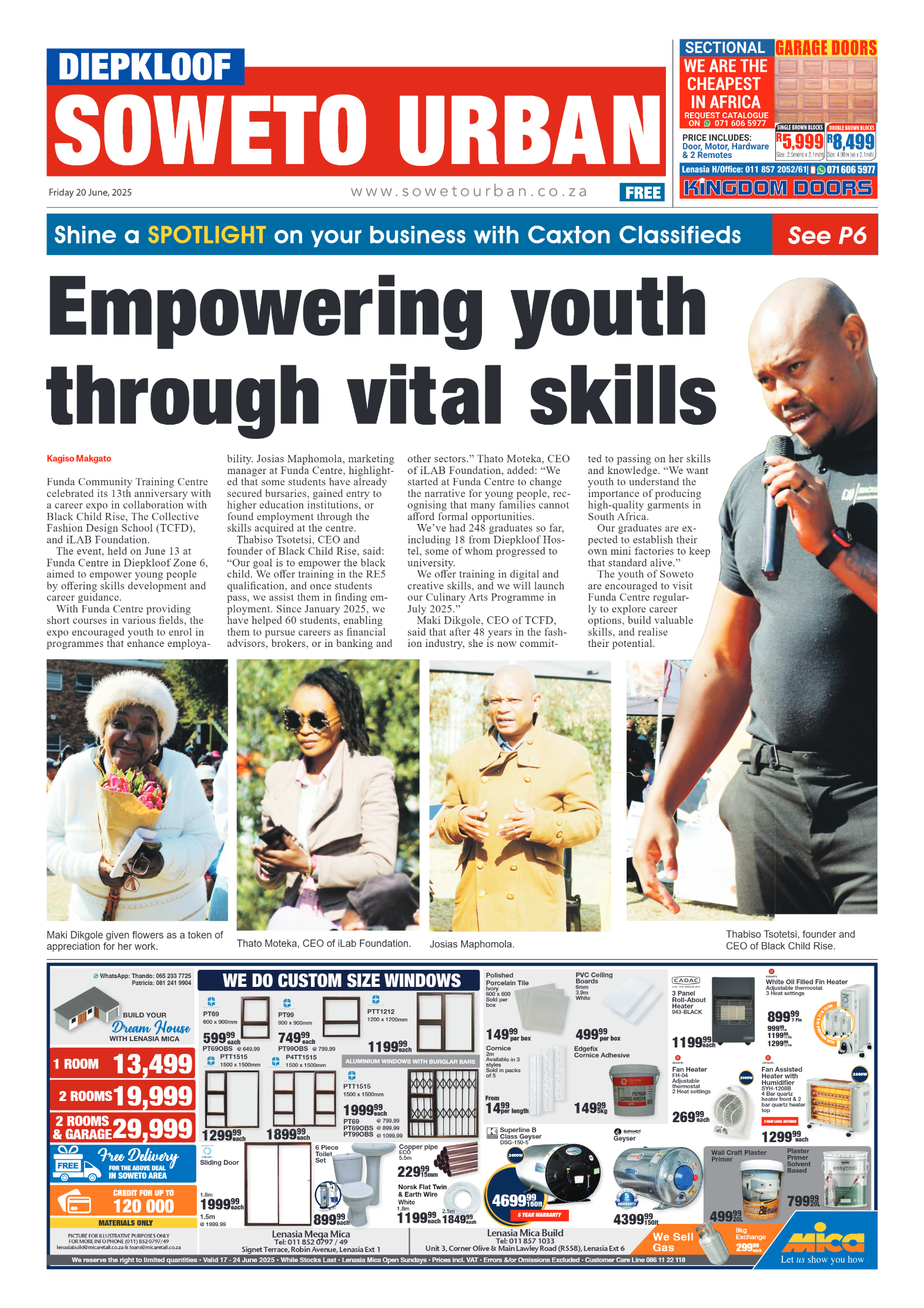 Diepkloof: 20 June 2025 page 1