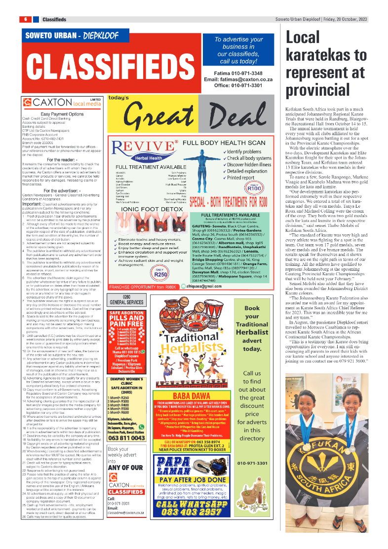 Diepkloof: 20 October 2023 page 6