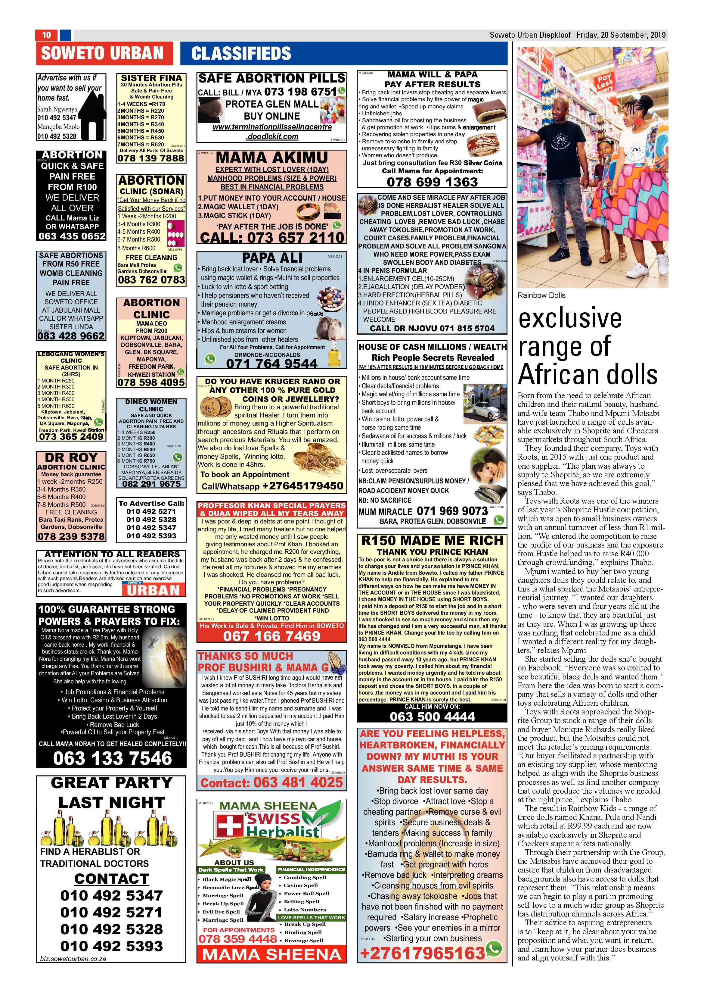 Diepkloof News – September 20, 2019 page 10