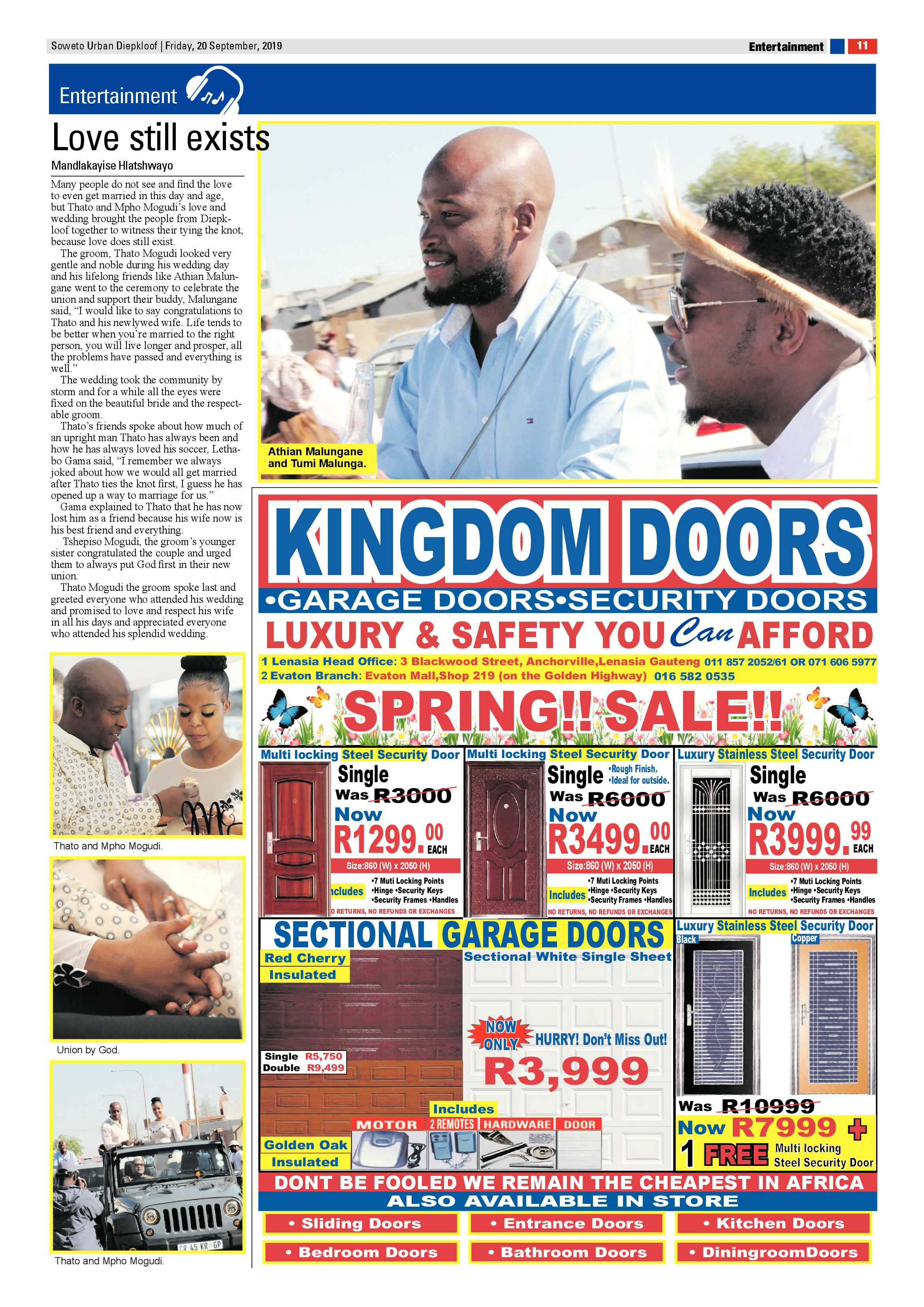 Diepkloof News – September 20, 2019 page 11