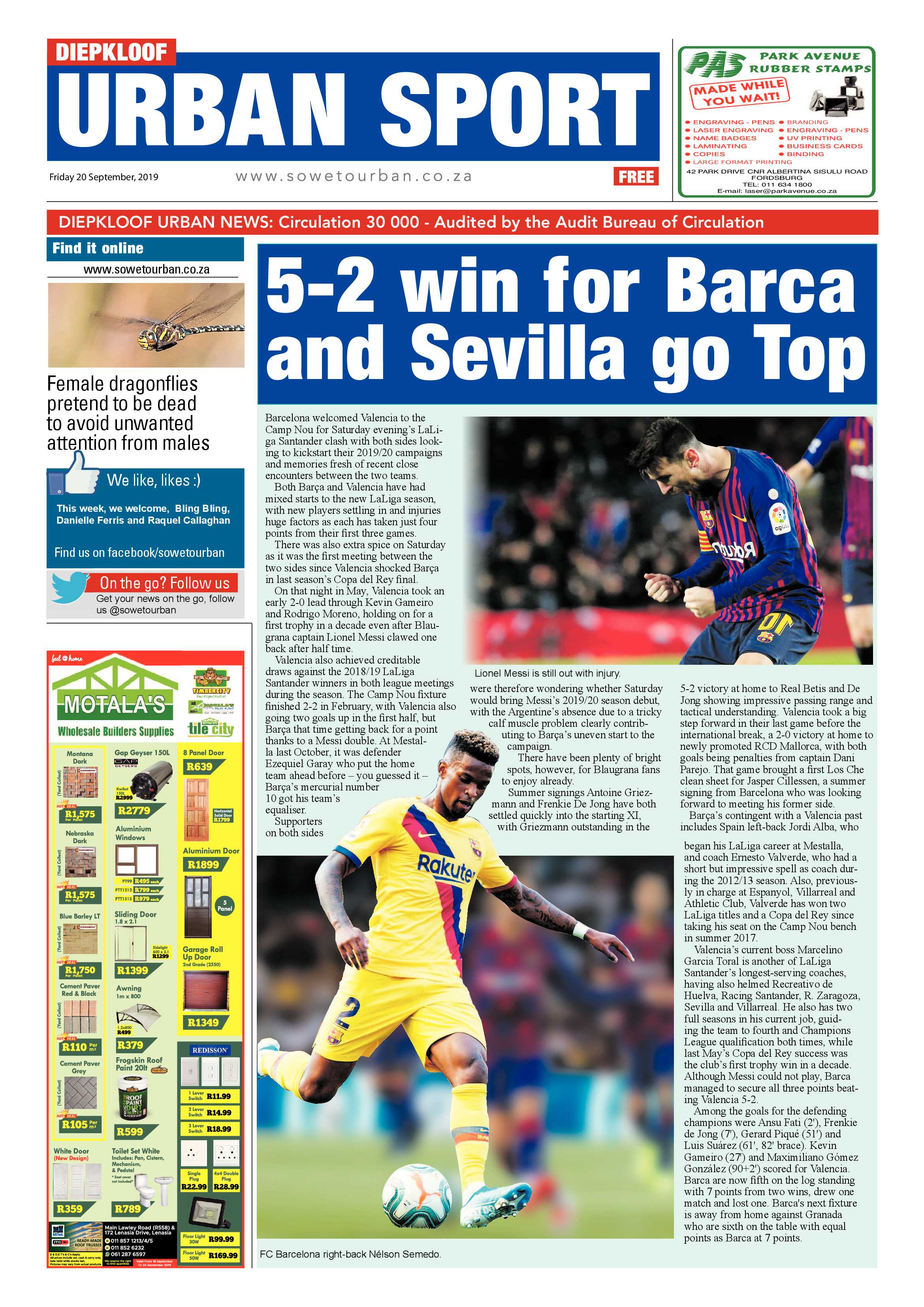 Diepkloof News – September 20, 2019 page 12