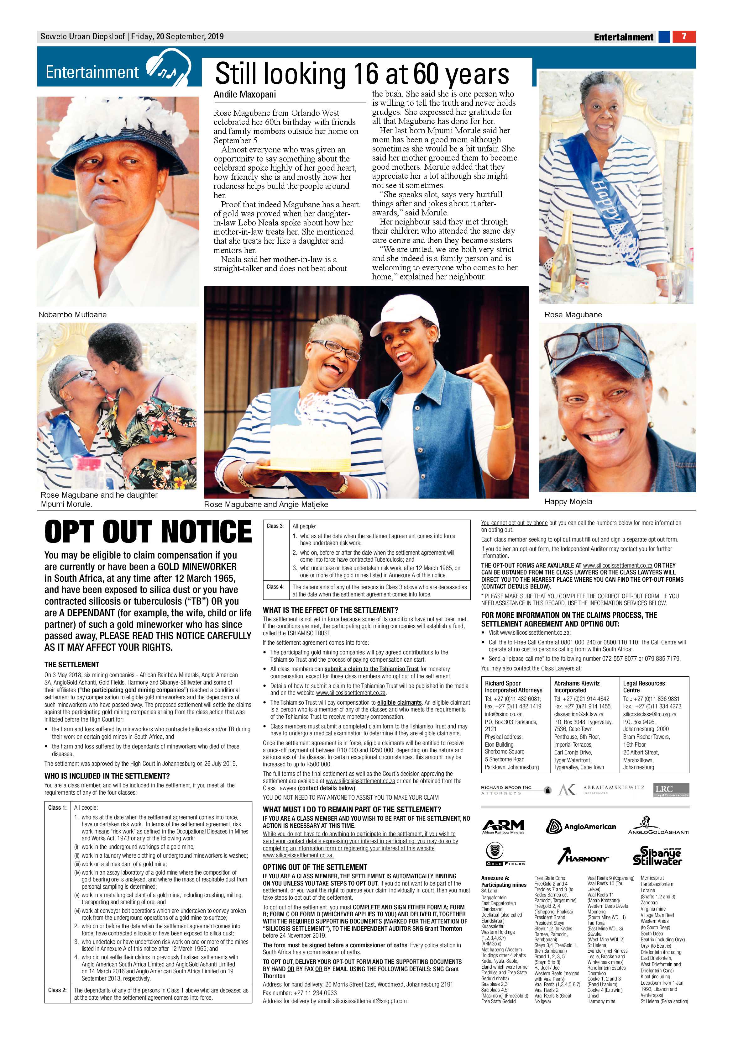 Diepkloof News – September 20, 2019 page 7