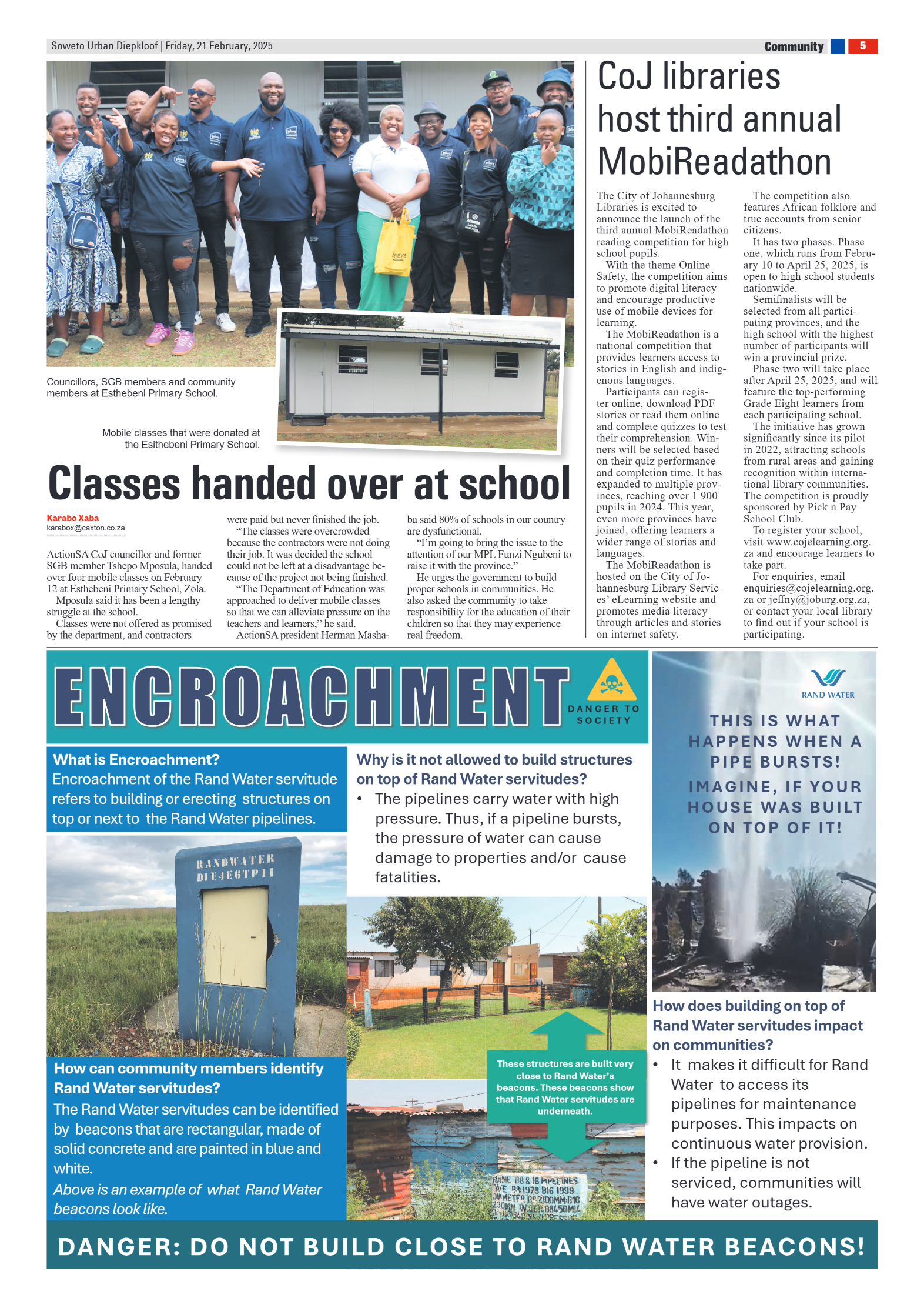 Diepkloof: 21 February 2025 page 5