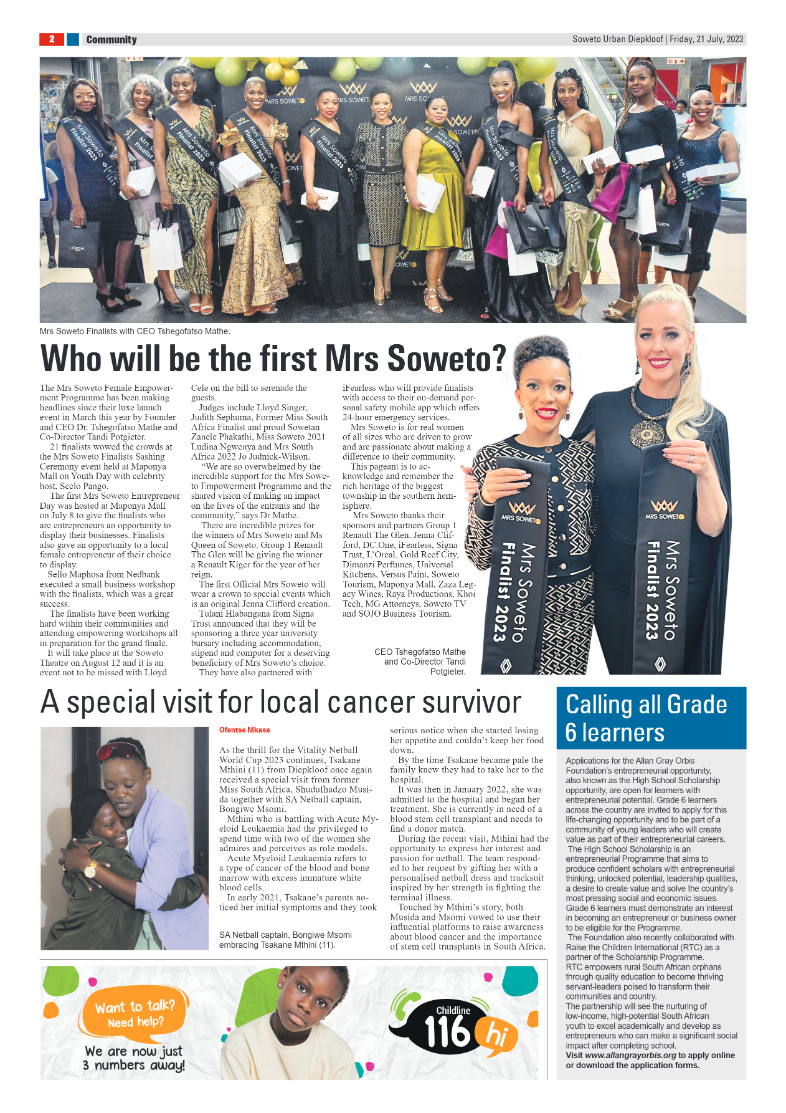 Diepkloof:  21 July 2023 page 2