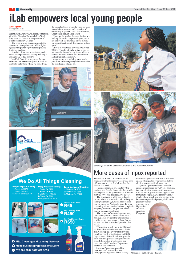 Diepkloof: 21 June 2024 page 2