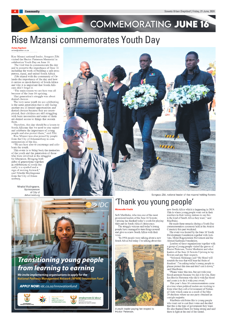 Diepkloof: 21 June 2024 page 4