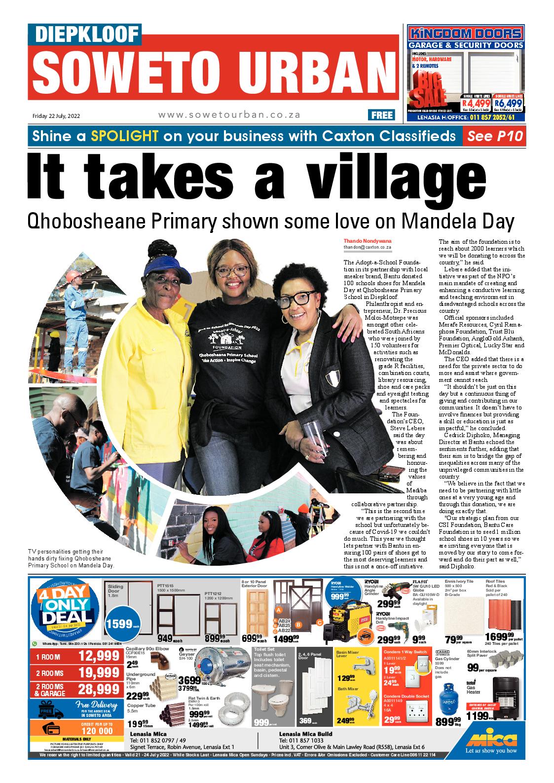 Diepkloof 22 July 2022 page 1