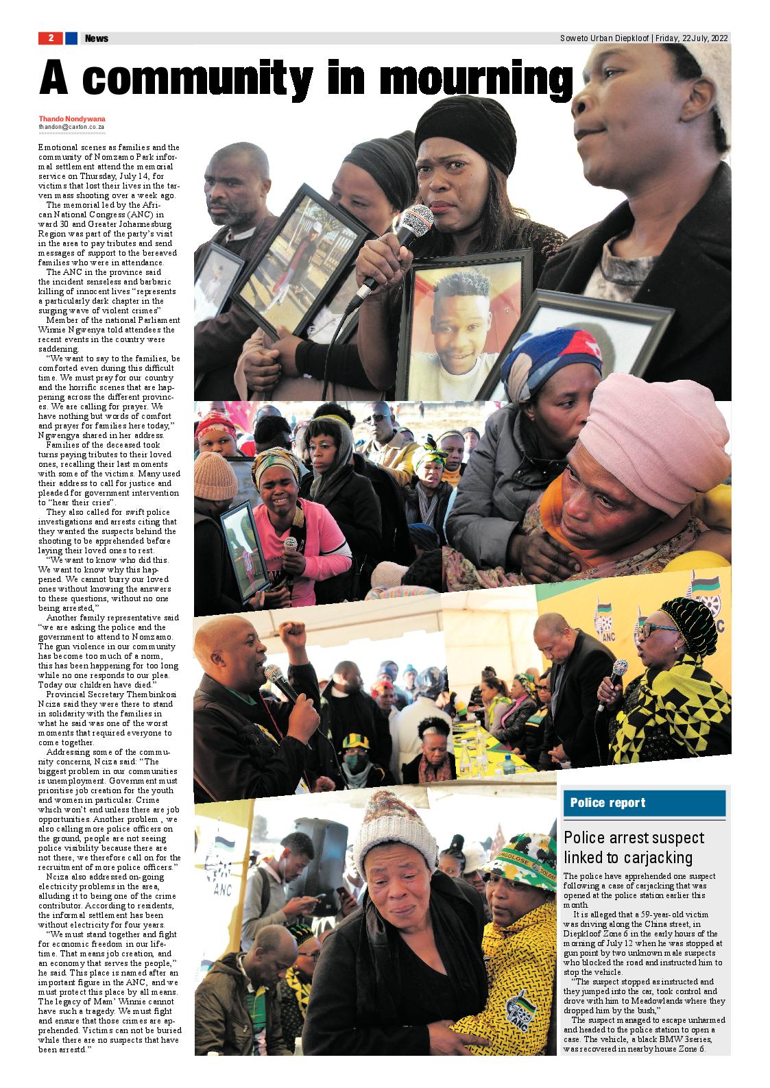 Diepkloof 22 July 2022 page 2