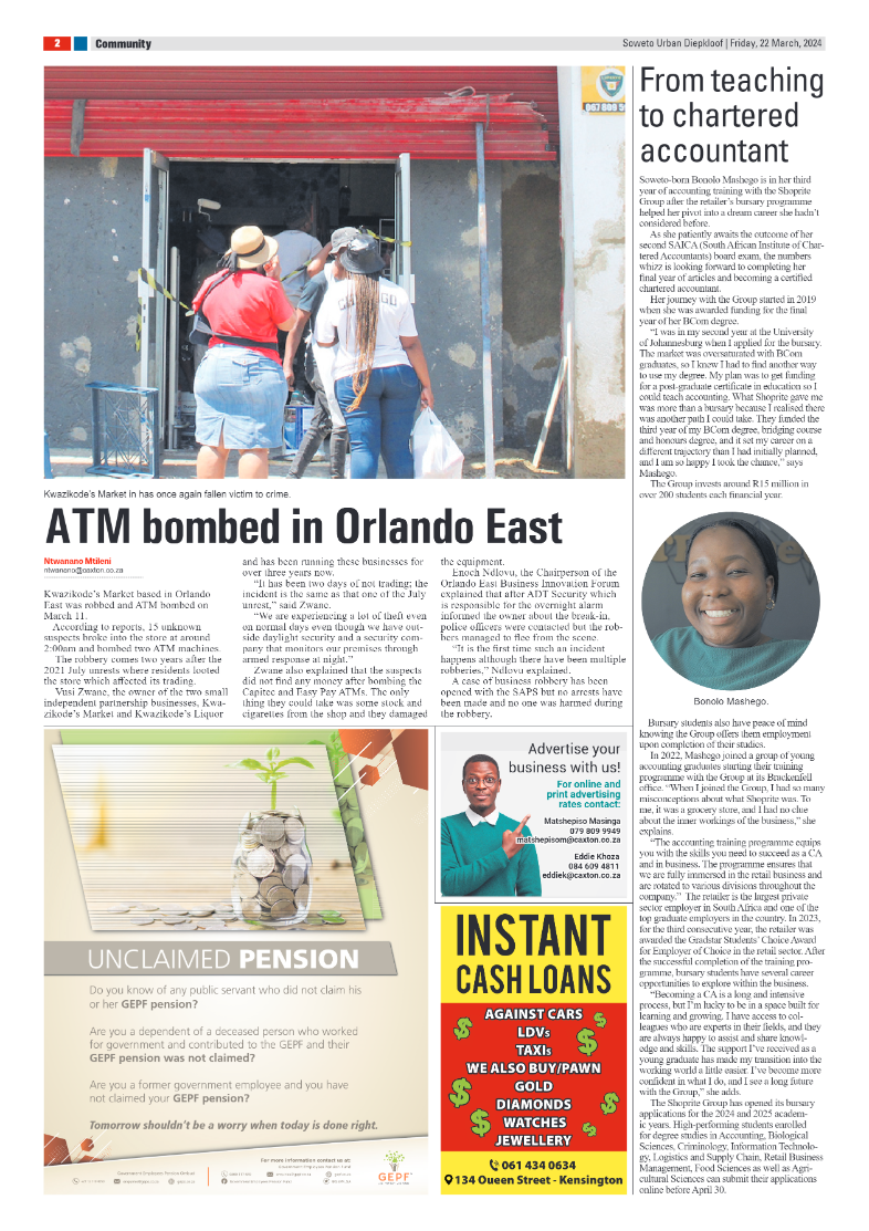 Diepkloof: 22 March 2024 page 2