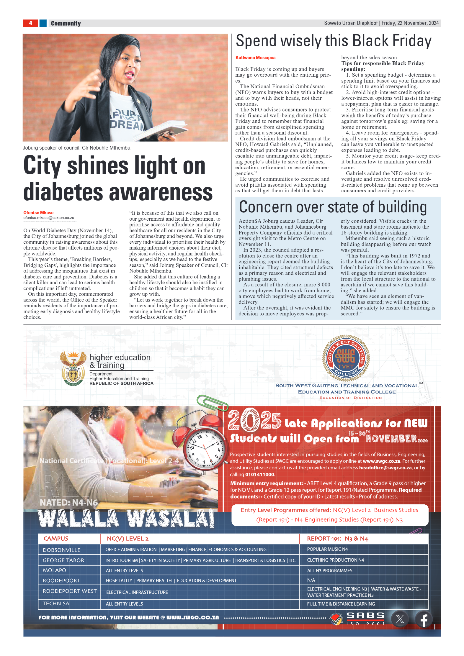 Diepkloof: 22 November 2024 page 4