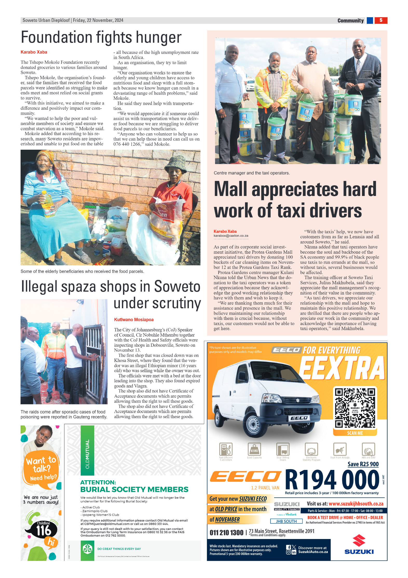 Diepkloof: 22 November 2024 page 5