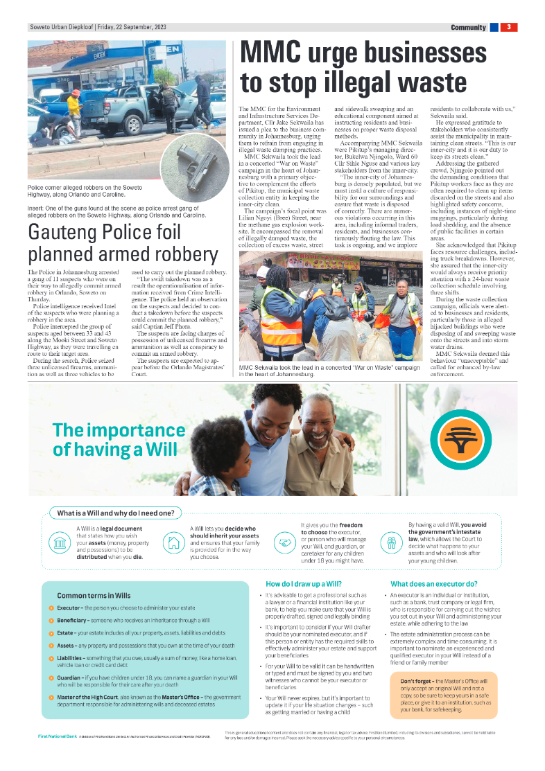 Diepkloof: 22 September 2023 page 3