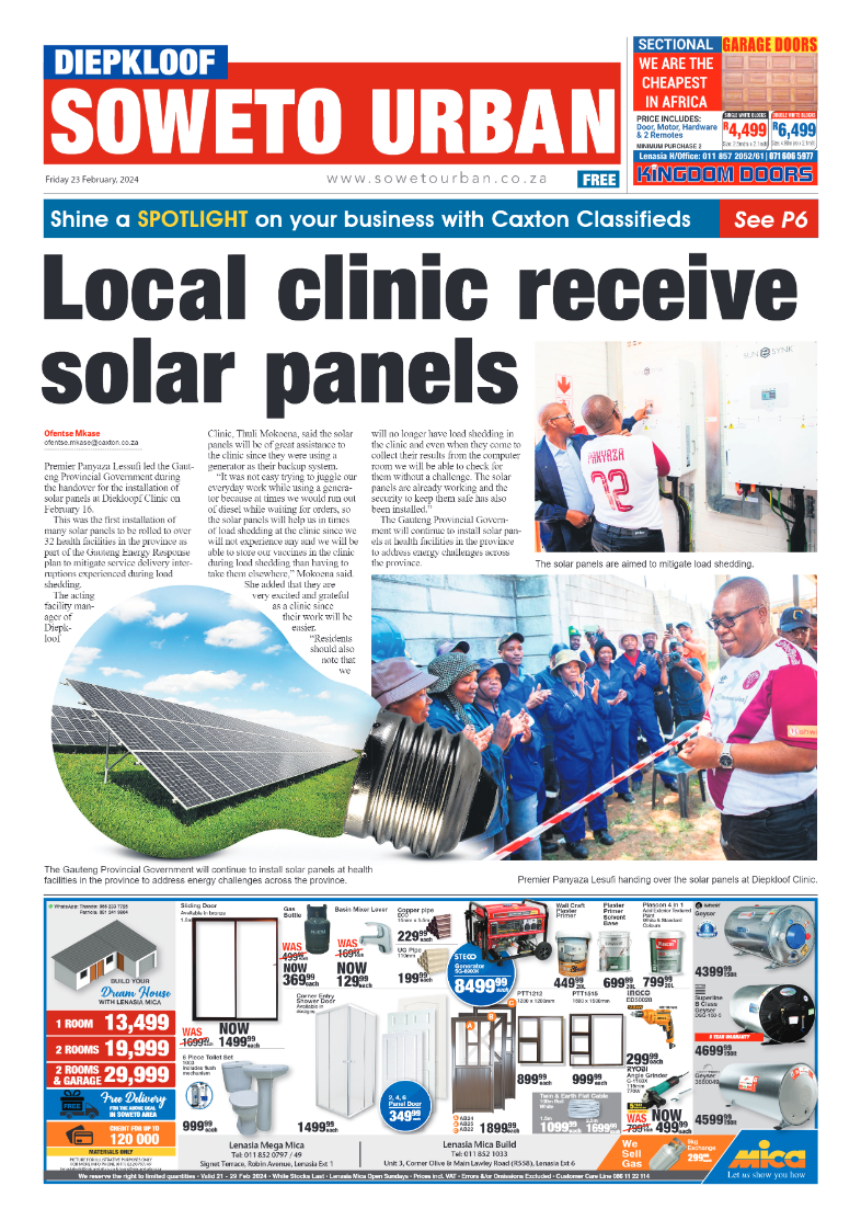 Diepkloof: 23 February 2024 page 1