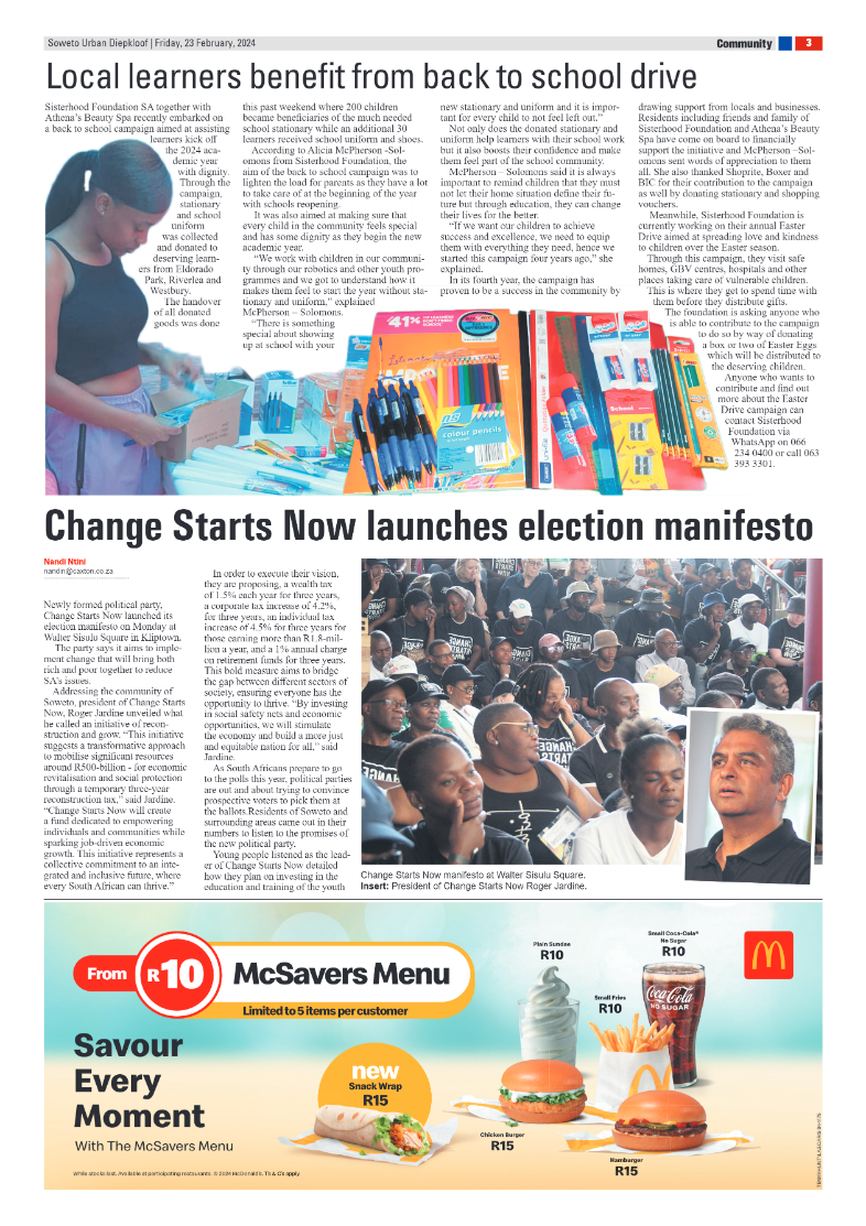 Diepkloof: 23 February 2024 page 3