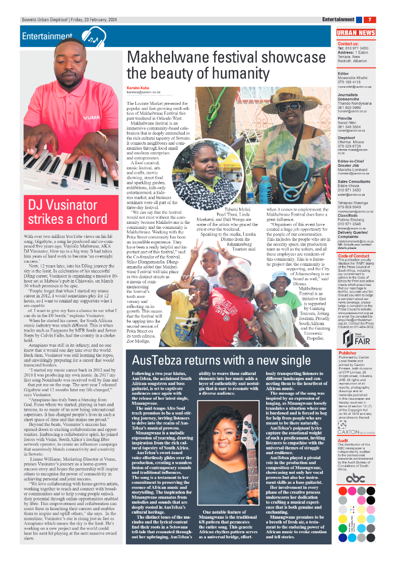 Diepkloof: 23 February 2024 page 7