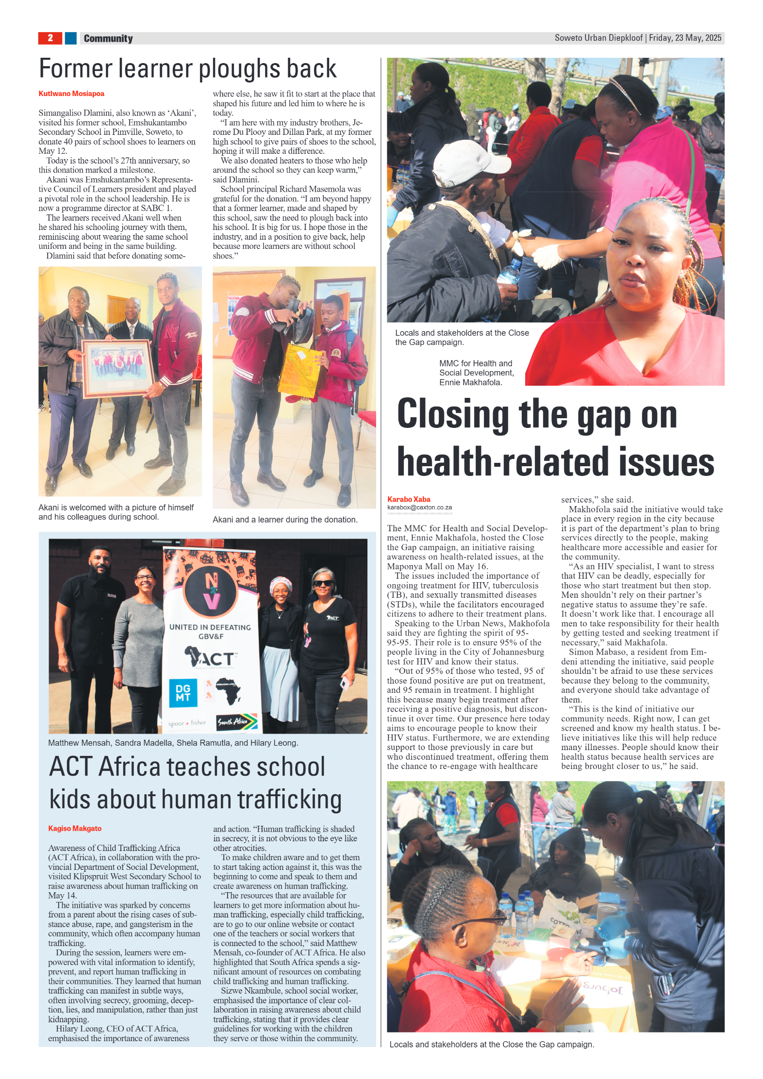 Dobsonville: 23 May 2025 page 2