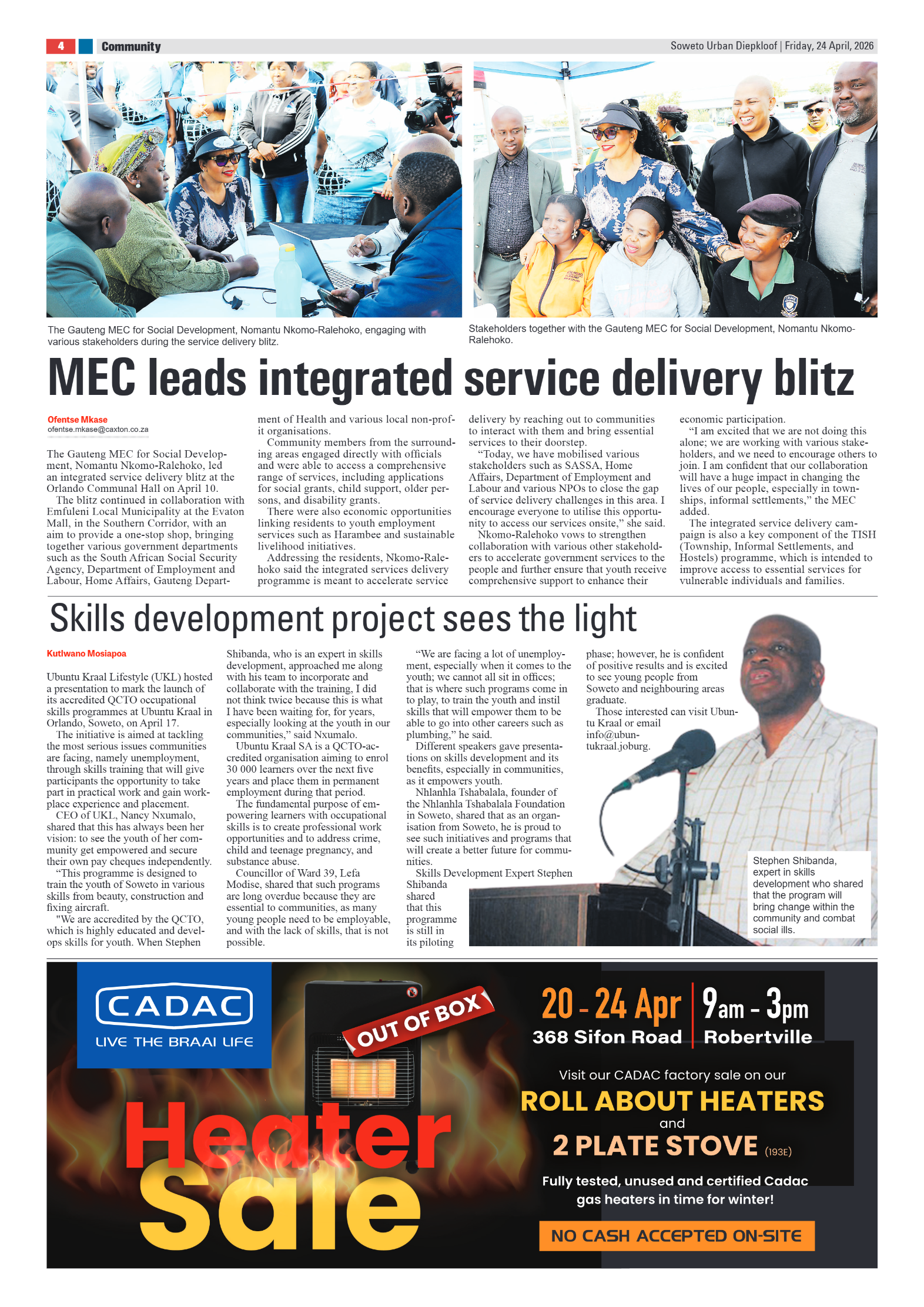 Diepkloof: 24 April 2026 page 4